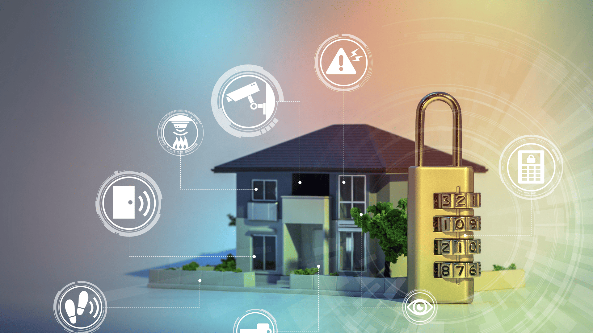 Integrated security systems for home and offices premises